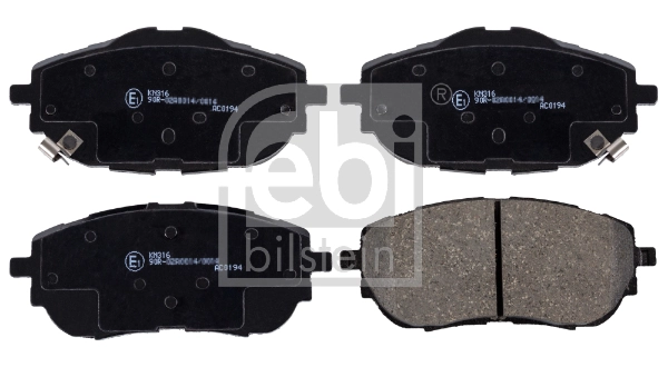 Brake Pad Set, disc brake 170291