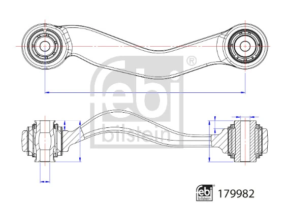 Control/Trailing Arm, wheel suspension 179982