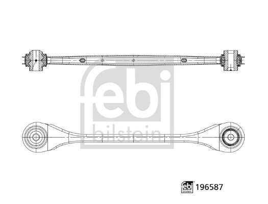 Control/Trailing Arm, wheel suspension 196587
