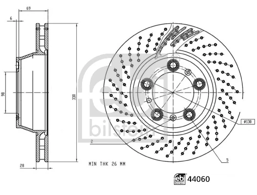 FEBI BILSTEIN 44060 Brake Disc