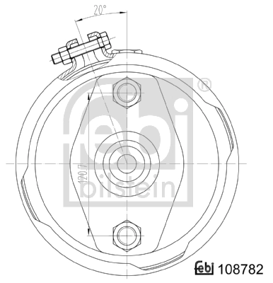 FEBI BILSTEIN 108782 Diaphragm Brake Cylinder