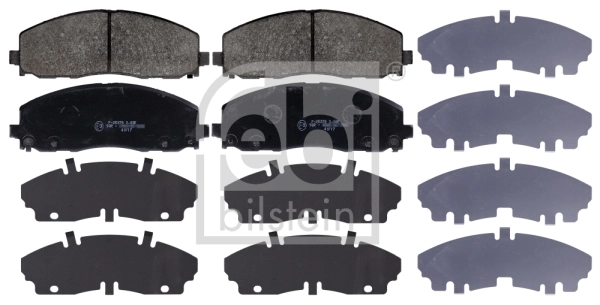 Brake Pad Set, disc brake 116061