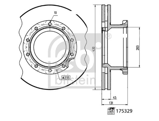 Brake Disc 175329
