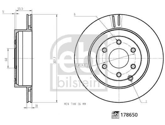 Brake Disc 178650