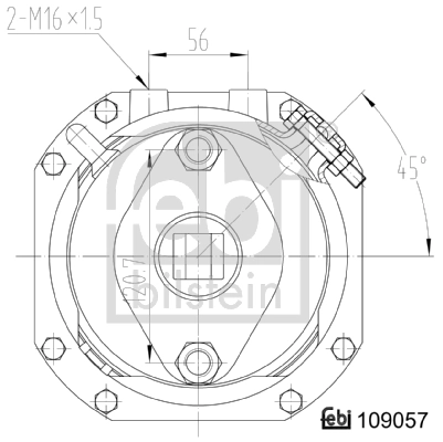 FEBI BILSTEIN 109057 Spring-loaded Cylinder