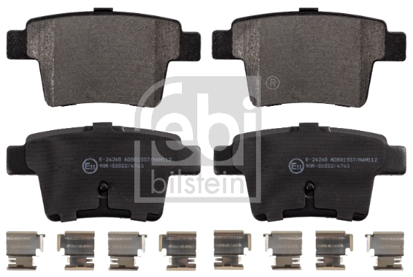 Brake Pad Set, disc brake 16571