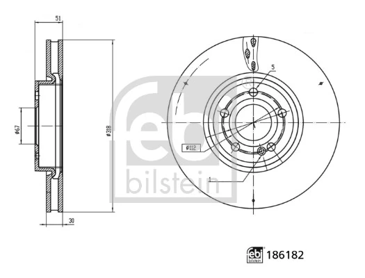 Brake Disc 186182