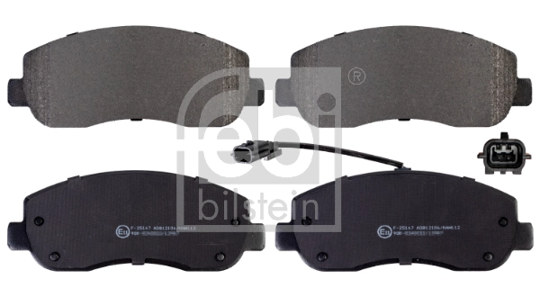 Brake Pad Set, disc brake 16845