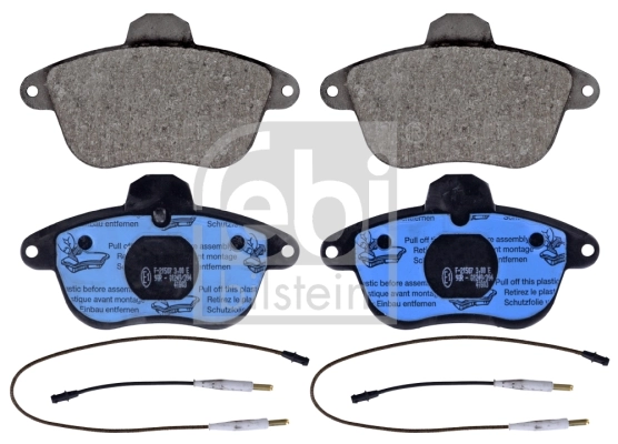 Brake Pad Set, disc brake 116038