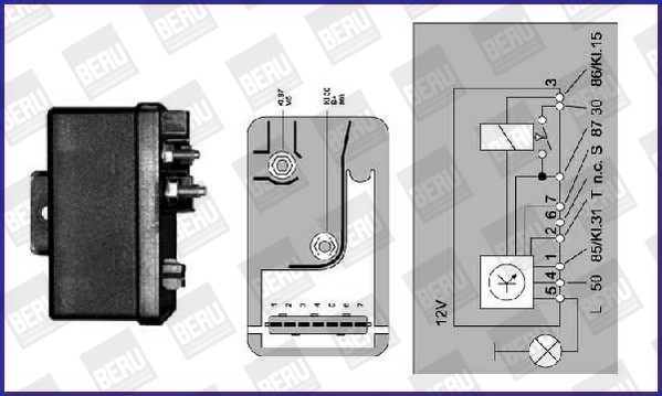 Relay, glow plug system GR054