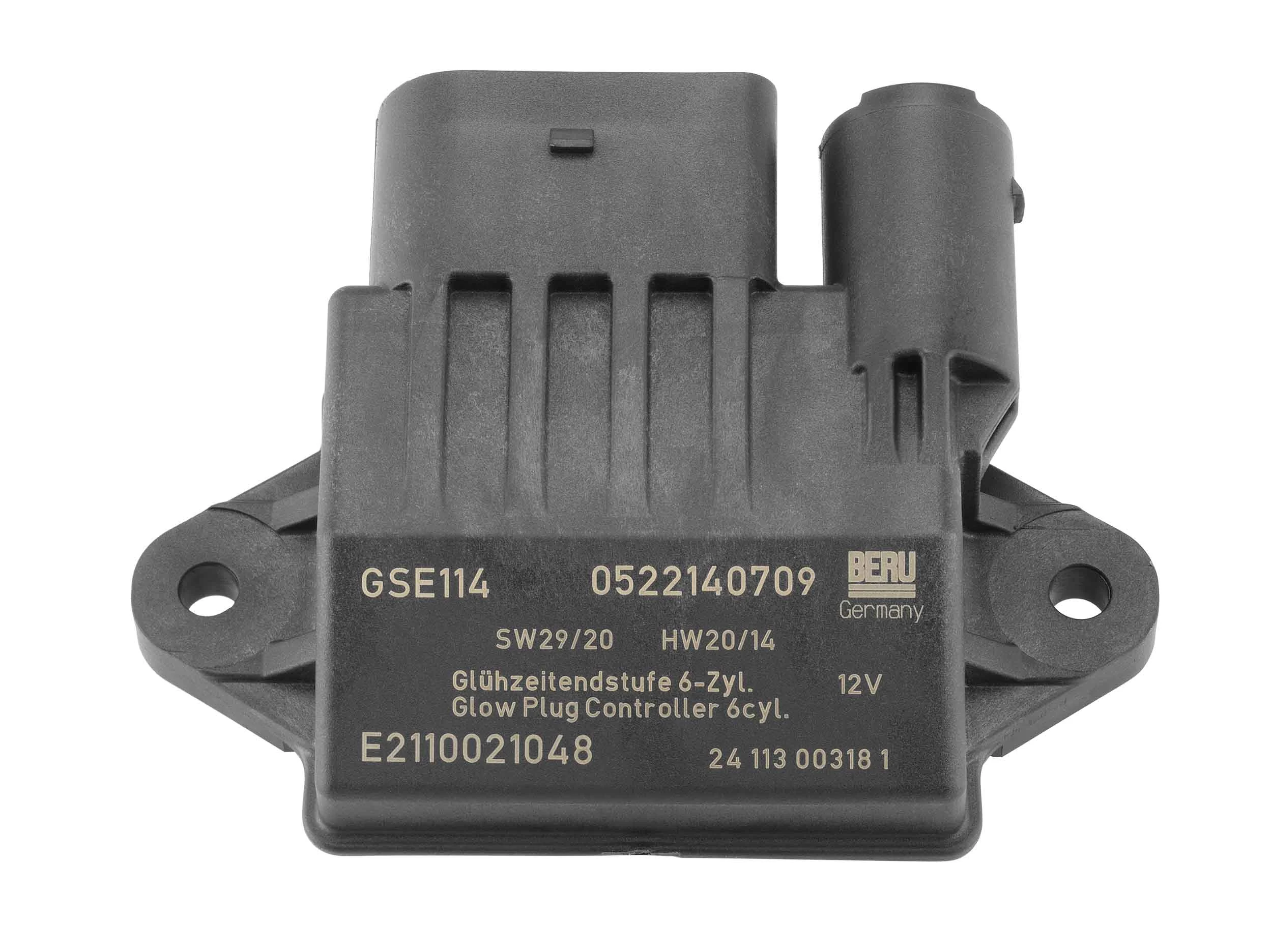 Control Unit, glow time GSE114