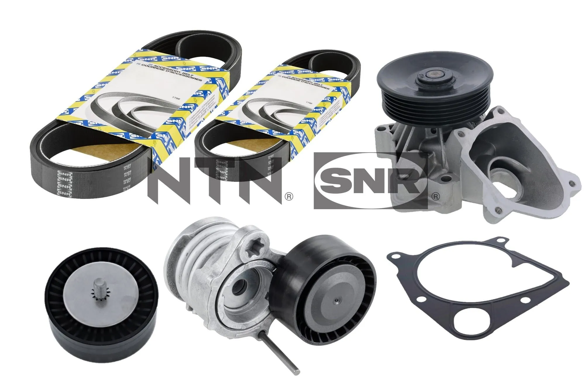 Water Pump + V-Ribbed Belt Kit KAP850.060