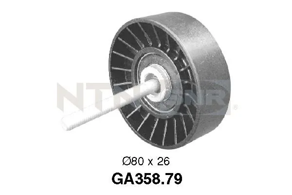 Deflection/Guide Pulley, V-ribbed belt GA358.79