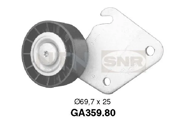 Deflection/Guide Pulley, V-ribbed belt GA359.80