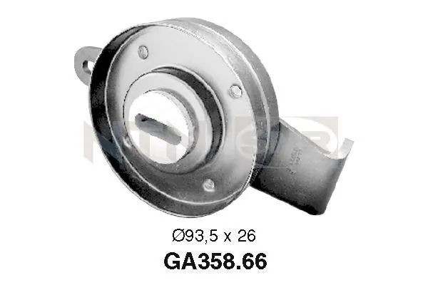 Tensioner Pulley, V-ribbed belt GA358.66