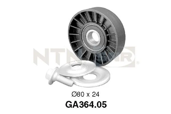 Deflection/Guide Pulley, V-ribbed belt GA364.05