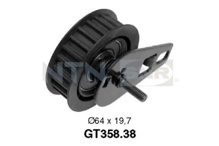 Tensioner Pulley, timing belt GT358.38