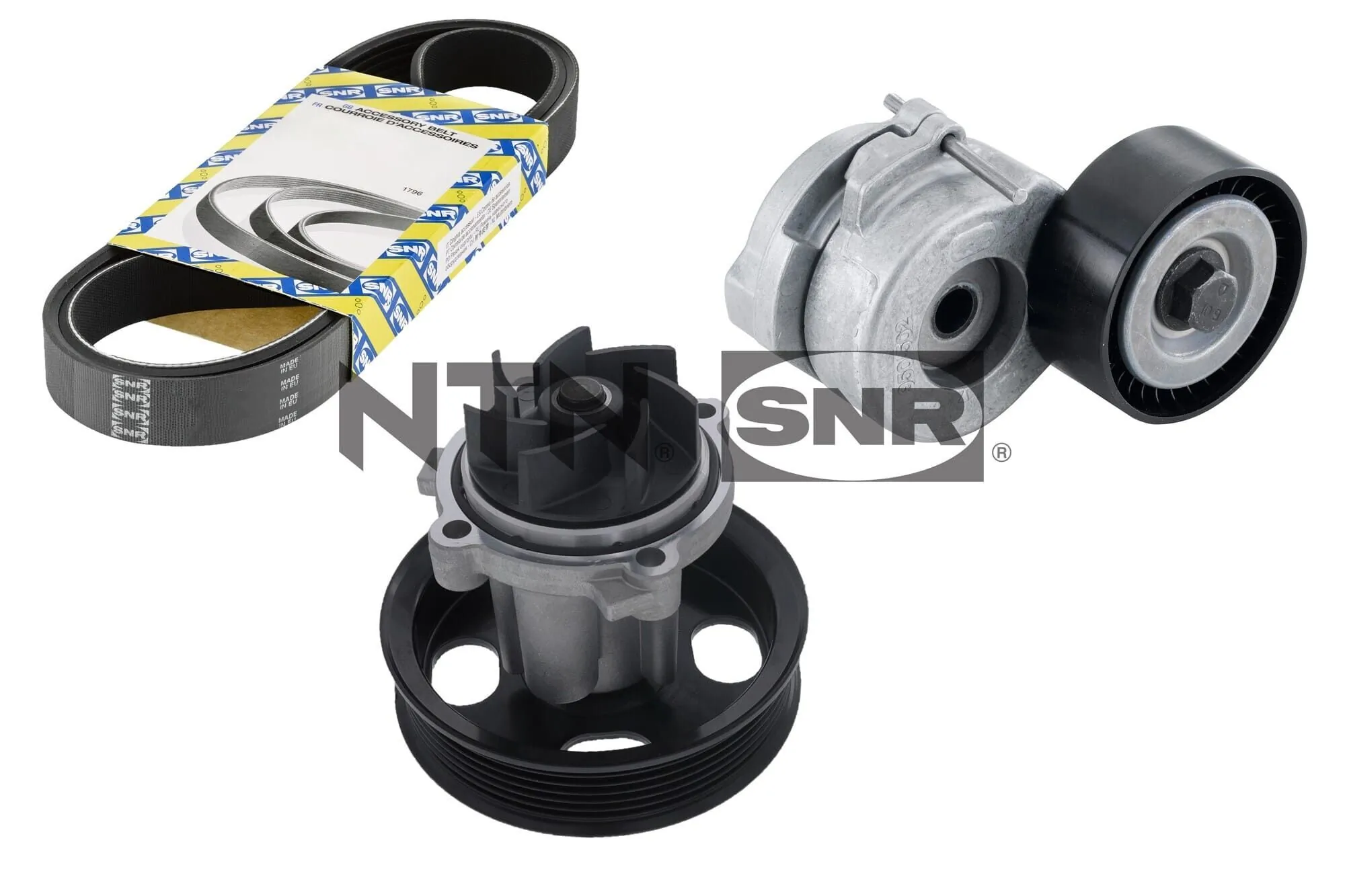 Water Pump + V-Ribbed Belt Kit KAP853.110
