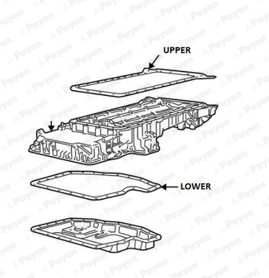 Gasket, oil sump JH5115