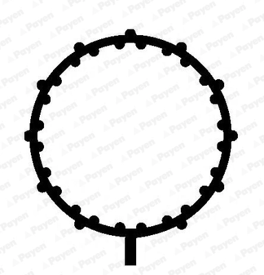 Gasket, intake manifold JD5838