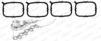 Gasket Set, intake manifold HA5070