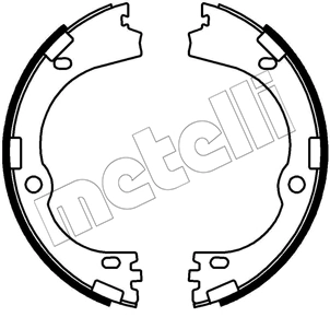 Brake Shoe Set, parking brake 53-0752
