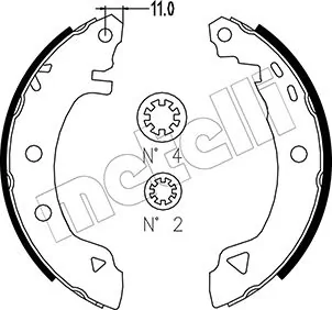 Brake Shoe Set 53-0002