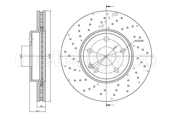 Brake Disc 23-1489FC