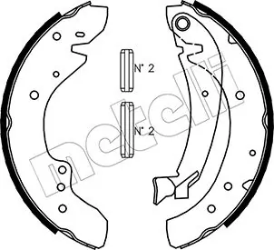 Brake Shoe Set 53-0072