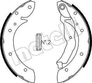 Brake Shoe Set 53-0351