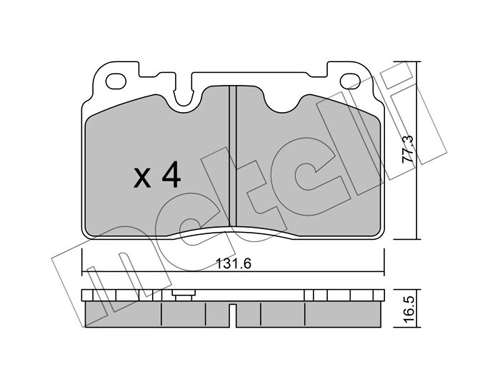 Brake Pad Set, disc brake 22-0979-0