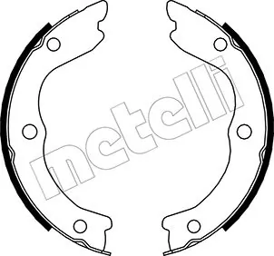 Brake Shoe Set, parking brake 53-0293