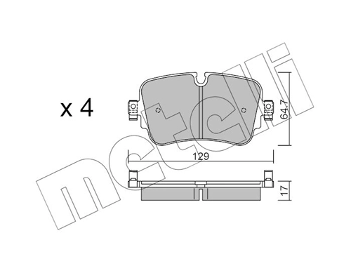 Brake Pad Set, disc brake 22-1130-0
