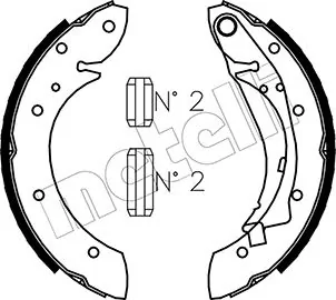 Brake Shoe Set 53-0023