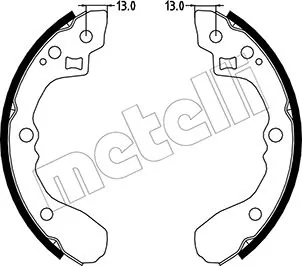 Brake Shoe Set 53-0220
