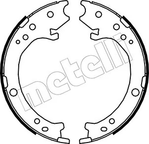 Brake Shoe Set, parking brake 53-0161