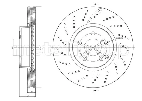Brake Disc 23-1459FC