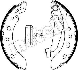 Brake Shoe Set 53-0288