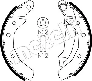 Brake Shoe Set 53-0046