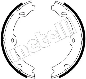 Brake Shoe Set, parking brake 53-0247
