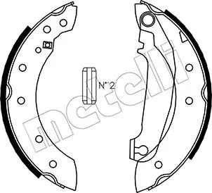 Brake Shoe Set 53-0476