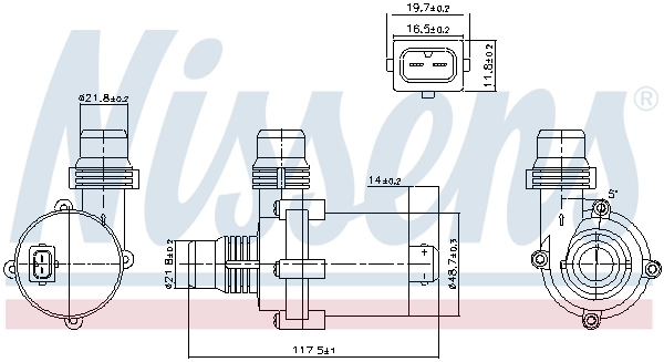 Water Pump, engine cooling ** FIRST FIT ** 831119