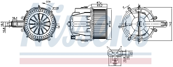 Interior Blower 87759