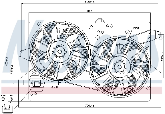 Fan, engine cooling 85228