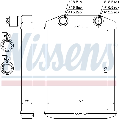 Heat Exchanger, interior heating ** FIRST FIT ** 76514