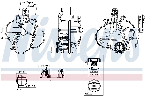 Expansion Tank, coolant ** FIRST FIT ** 996376