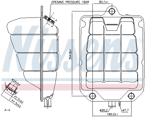 Expansion Tank, coolant ** FIRST FIT ** 996055