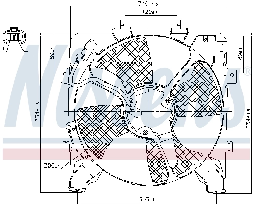 Fan, engine cooling 85045