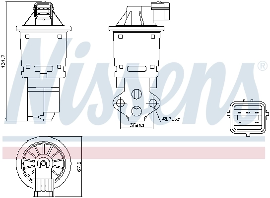 EGR Valve ** FIRST FIT ** 98247