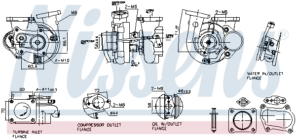 NISSENS 93613 Charger, charging (supercharged/turbocharged)